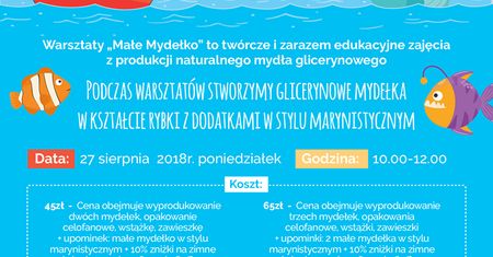Warsztaty mydlarskie z motywem marynistycznym