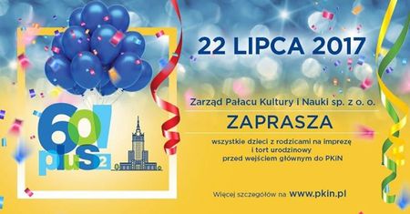 62. urodziny Pałacu Kultury i Nauki w Warszawie