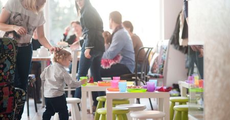 Kreatywne Maluszki - zajęcia pokazowe w Cafe Leniwiec