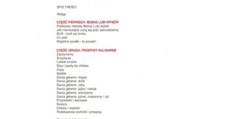 "Bobas lubi wybór. Książka kucharska" - pomoc dla rodziców