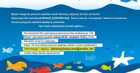 Rodzinne warsztaty z animacji filmowej