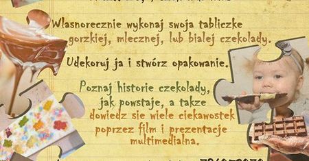 Warsztaty czekoladowe dla dzieci - kawiarnia Stopklatka