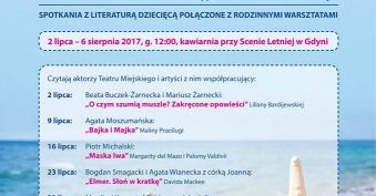 Rodzinne czytanki nad morzem - "Maska lwa" i rodzinne warsztaty