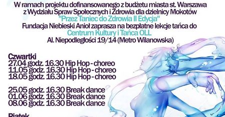 Przez taniec do zdrowia -  z Centrum Kultury i Tańca Oll