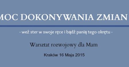 Warsztat rozwojowy dla mam