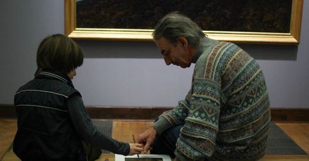 Sztuka dla wnuka - Malarskie sztuczki - warsztaty dla dziadków z wnukami