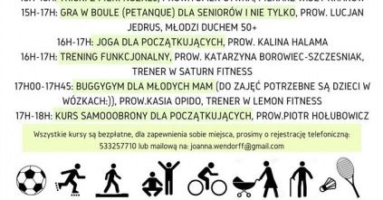 Dzień Sportu w zabłockim parku