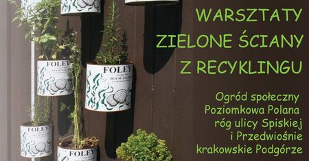 Zielone ściany recyklingu
