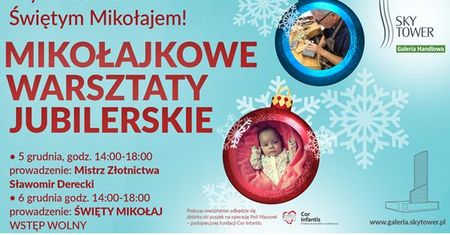 Mikołajkowe charytatywne warsztaty jubilerskie w Sky Tower
