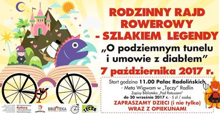 O podziemnym tunelu i umowie z diabłem - rodzinny rajd rowerowy