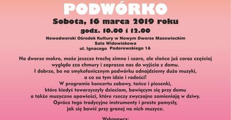 Koncert Smykofonia na Mazowszu - Rozśpiewane Podwórko