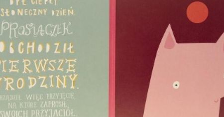 Książka dla dzieci "Pierwsze urodziny prosiaczka"