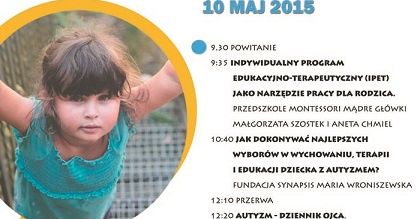 Spotkanie dla rodziców "Autyzm w rodzinie"