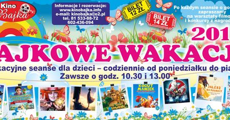 Bajkowe wakacje w kinie Bajka