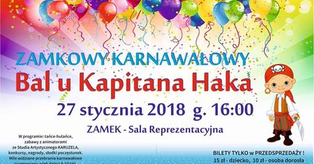 Bal u Kapitana Haka - bal karnawałowy dla rodzin