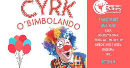 Artyści z cyrku O'Bimbolando w Centrum Kultury w Łomiankach