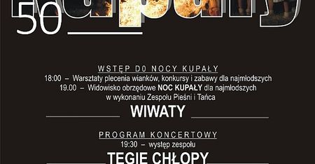 Noc Kupały - wydarzenia dla rodzin