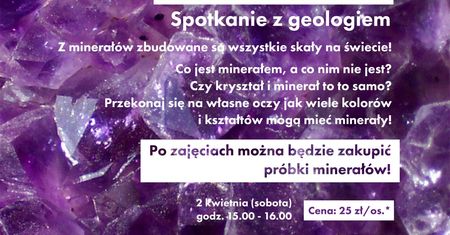 Warsztaty geologiczne dla młodych odkrywców