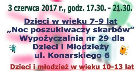 "Noc bibliotek" na Bemowie - gry terenowe