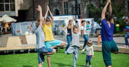 Piknik rodzinny IKM w Parku Uphagena