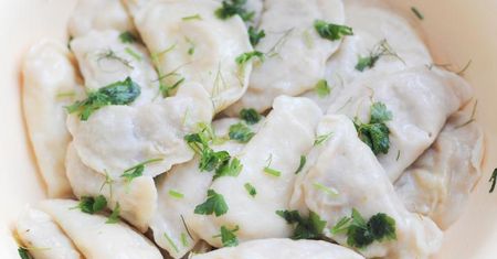 Pierogi ze szpinakiem