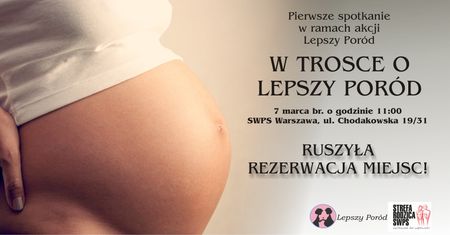 Spotkanie dla rodziców "W trosce o lepszy poród"