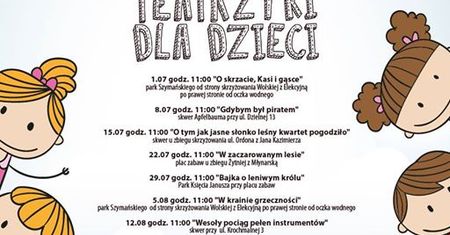 Letnie plenerowe teatrzyki dla dzieci  - "O skrzacie, Kasi i gąsce"