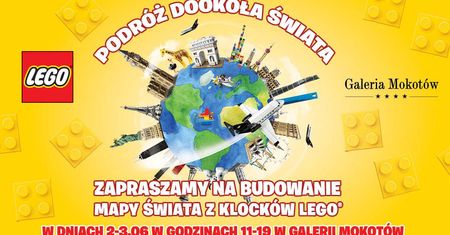 Podróż dookoła świata z LEGO i Galerią Mokotów