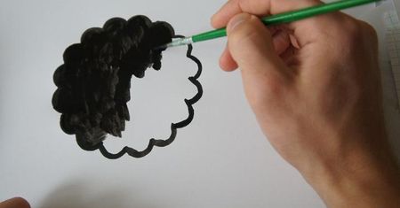 Czyj to cień - zabawa w stylu Montessori