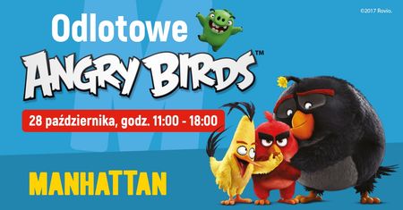 Odlotowe Angry Birds na Manhattanie