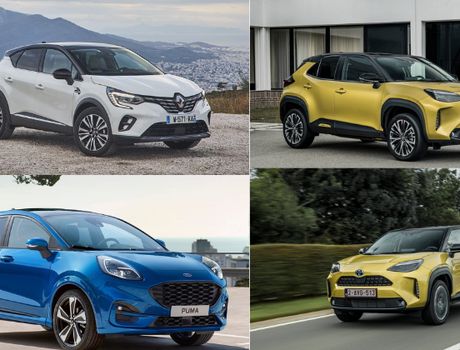 Ford Puma 2022 vs Renault Captur 2022 vs Toyota Yaris Cross 2022