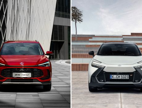 mg zs toyota c-hr hybrydy porównanie