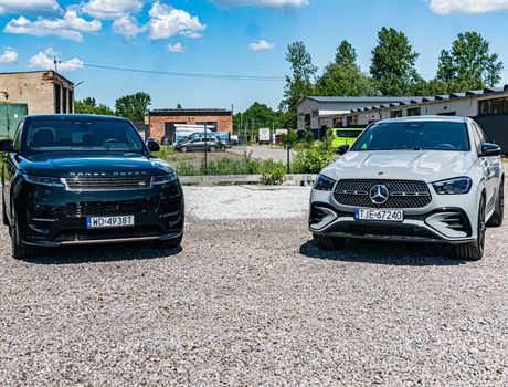 Range Rover Sport i Mercedes GLE Coupe