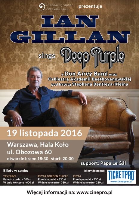Ian Gillan w Polsce z utworami Deep Purple, Italo Disco, Euro Disco, 80's, 90's, radio station Ian Gillan w Polsce z utworami Deep Purple, Italo Disco, Euro Disco, 80's, 90's, radio station