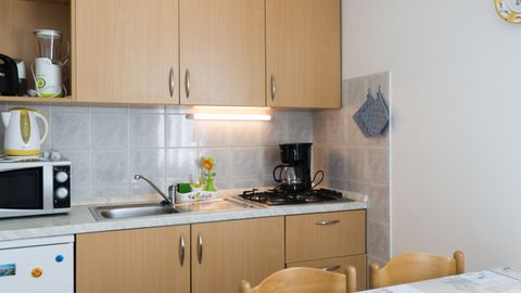 Apartament 4-osobowy Standard z klimatyzacją z 1 pomieszczeniem sypialnianym