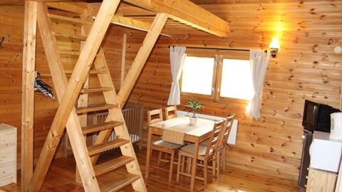 Domek drewniany 6-osobowy cały dom z łazienką (możliwa dostawka)