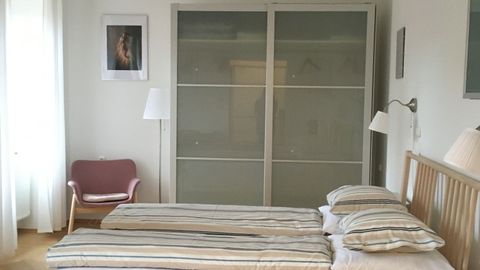 Apartament 2-osobowy z łazienką z własną kuchnią z 1 pomieszczeniem sypialnianym (możliwa dostawka)