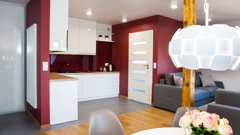 Apartament 8-osobowy Przyjazny podróżom rodzinnym z klimatyzacją z 3 pomieszczeniami sypialnianymi