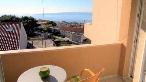 Apartament 4-osobowy z balkonem z widokiem na morze z 2 pomieszczeniami sypialnianymi