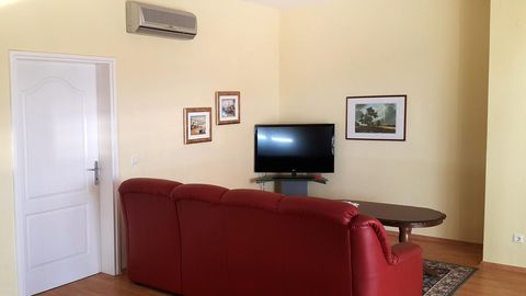 Apartament 4-osobowy z klimatyzacją z widokiem na morze z 2 pomieszczeniami sypialnianymi A-6296-a