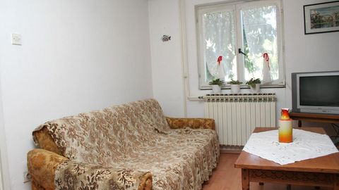 Apartament 5-osobowy z klimatyzacją z tarasem z 1 pomieszczeniem sypialnianym A-4557-b