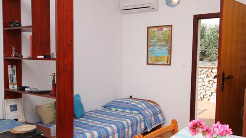 Apartament 5-osobowy z klimatyzacją z widokiem na morze z 2 pomieszczeniami sypialnianymi A-5136-b