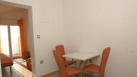 Apartament 3-osobowy z klimatyzacją z widokiem na morze z 1 pomieszczeniem sypialnianym AS-2816-b