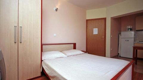 Apartament 2-osobowy z klimatyzacją z widokiem na morze z 1 pomieszczeniem sypialnianym AS-4852-b
