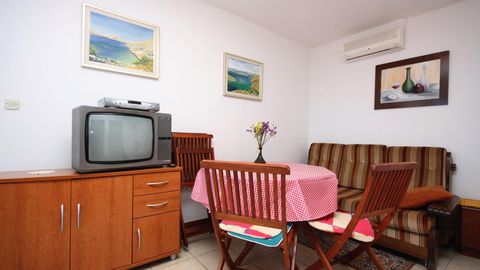 Apartament 2-osobowy z klimatyzacją z widokiem na morze z 1 pomieszczeniem sypialnianym A-5078-a
