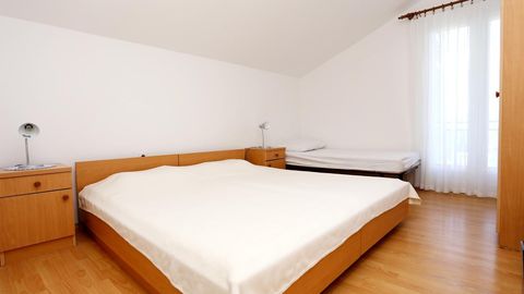 Apartament 3-osobowy z klimatyzacją z widokiem na morze z 1 pomieszczeniem sypialnianym A-10211-b