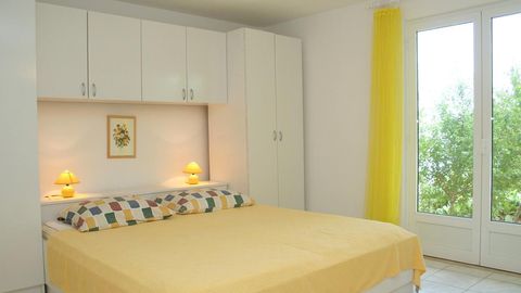 Apartament 4-osobowy z klimatyzacją z widokiem na morze z 2 pomieszczeniami sypialnianymi A-4542-c