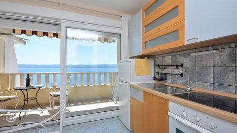 Apartament 2-osobowy z klimatyzacją z widokiem na morze z 1 pomieszczeniem sypialnianym AS-13226-a