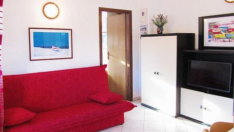 Apartament 3-osobowy z klimatyzacją z balkonem z 1 pomieszczeniem sypialnianym A-2285-a