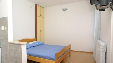 Apartament 2-osobowy z klimatyzacją z balkonem z 1 pomieszczeniem sypialnianym AS-2721-a